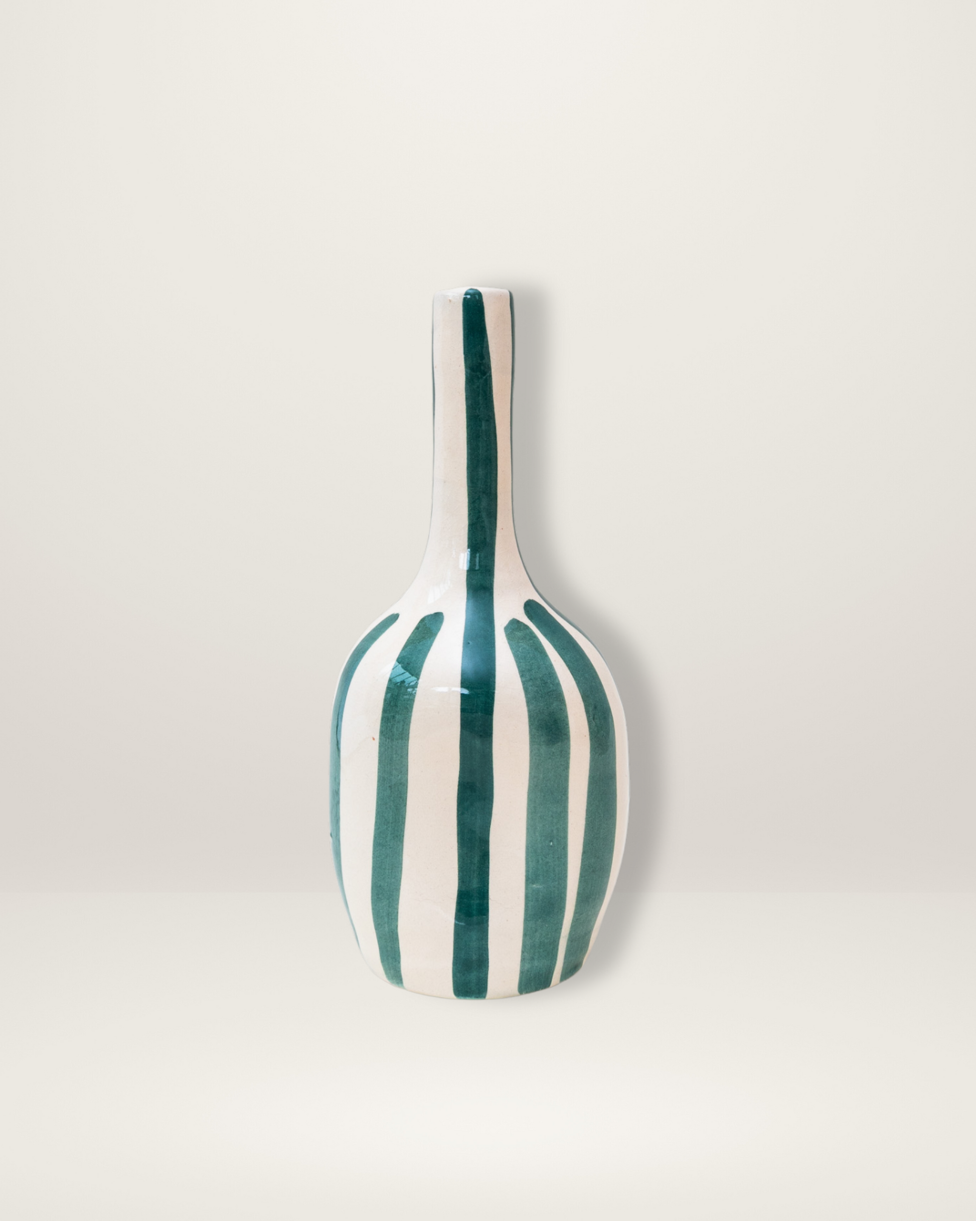 Petit vase rayé - Marrakech