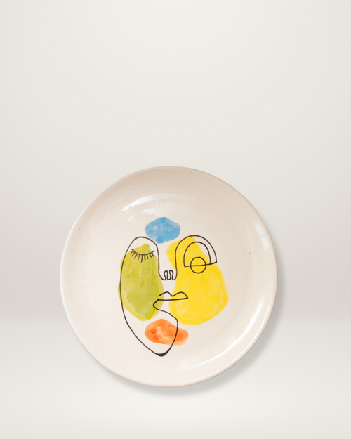 Assiette visage - Palerme
