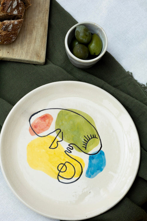 Assiette visage - Palerme
