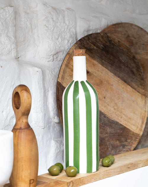 Bouteille à rayures