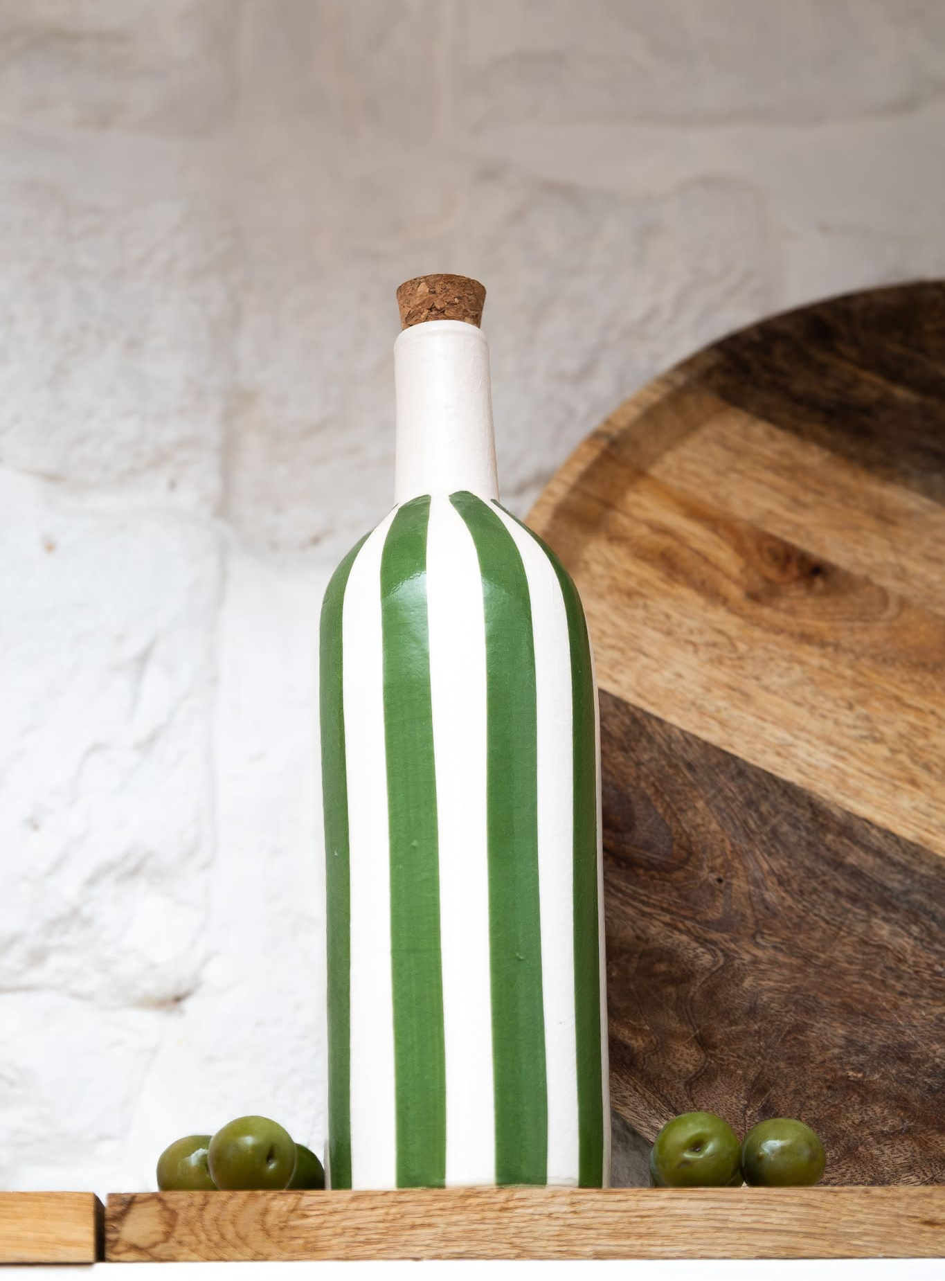 Bouteille à rayures