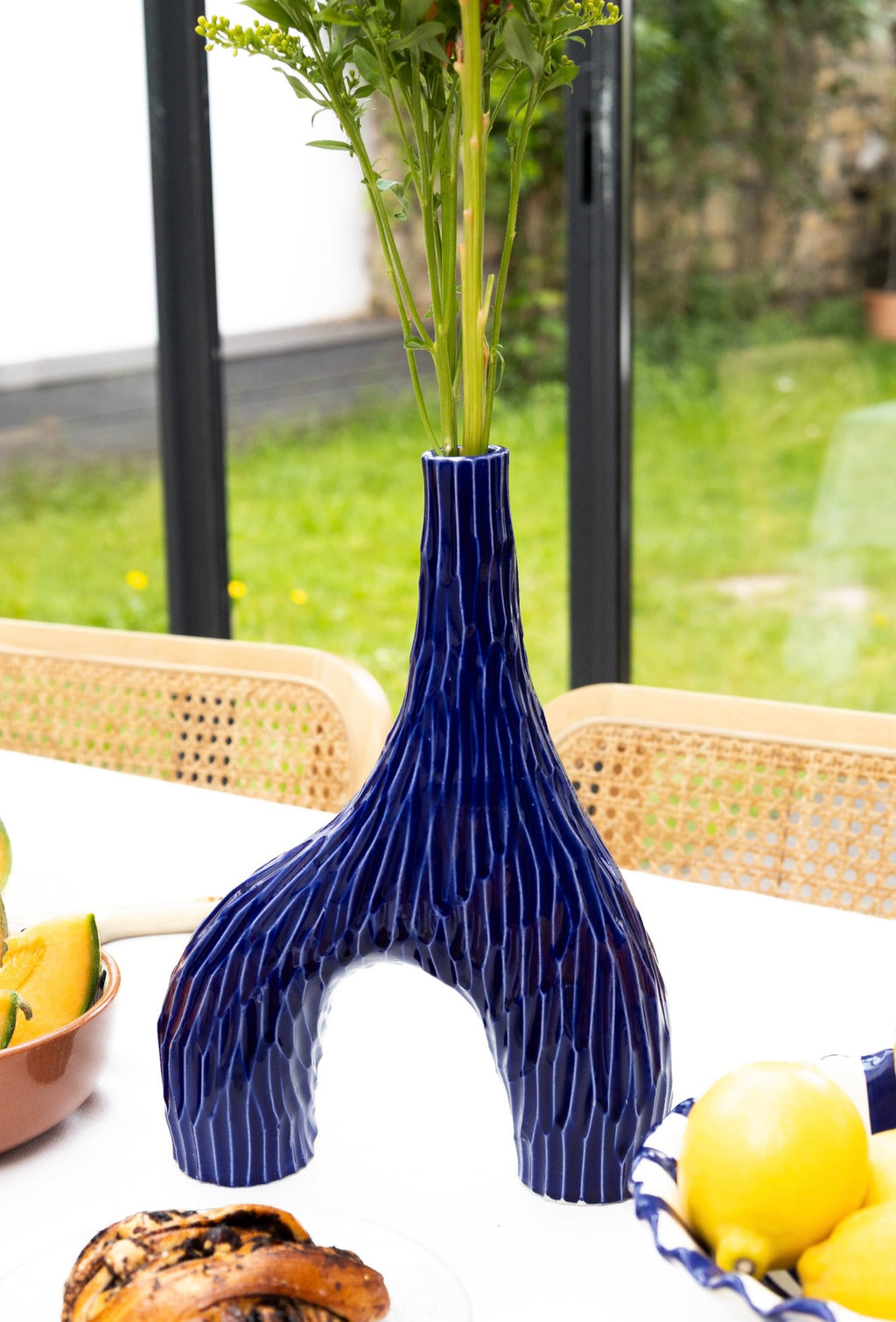 Vase texturé - Santorin